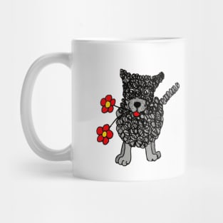 Cute Scribbly Dog Mug